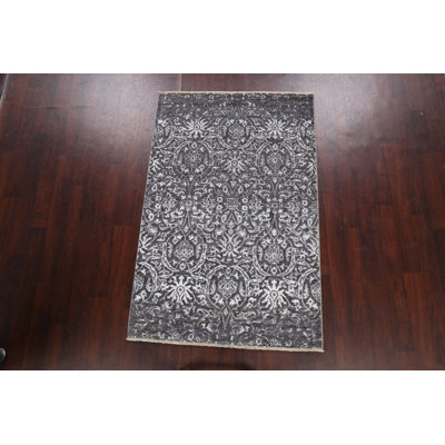 One-of-a-Kind 4'2" X 6'4" New Age Area Rug in