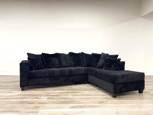 Canapé modulaire rembourré 2 pièces Ouameni