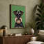 Schnauzer Portrait Modern - Wrapped Canvas-1577128784-1577128749