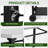 Jalbert 2-Tier Serving Cart with Stainless Steel Top