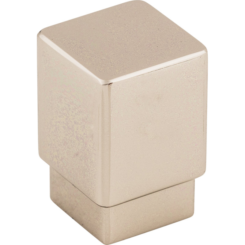 Tapered Square Knob, 3/4" Knob Length, Polished Nickel