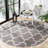 Murielle Performance Machine Washable Geometric Indoor/Outdoor Area Rug-1454357253
