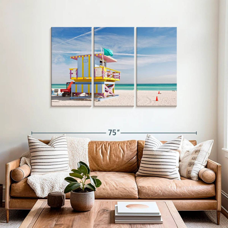 Tour de sauveteur Gillard Miami Beach, H 36 po x l 57 po
