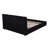Winona Square Low Platform Upholstered Padded Queen Bed -153706003