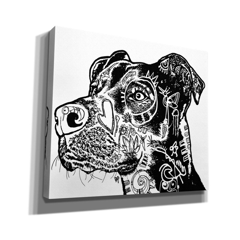 'Bird Dog Scratch' by Dean Russo Studios, Canvas Wall Art, 26" H x 30" W x 1.5" D