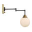 Hallas 1-Light Dimmable Swing Arm Sconce