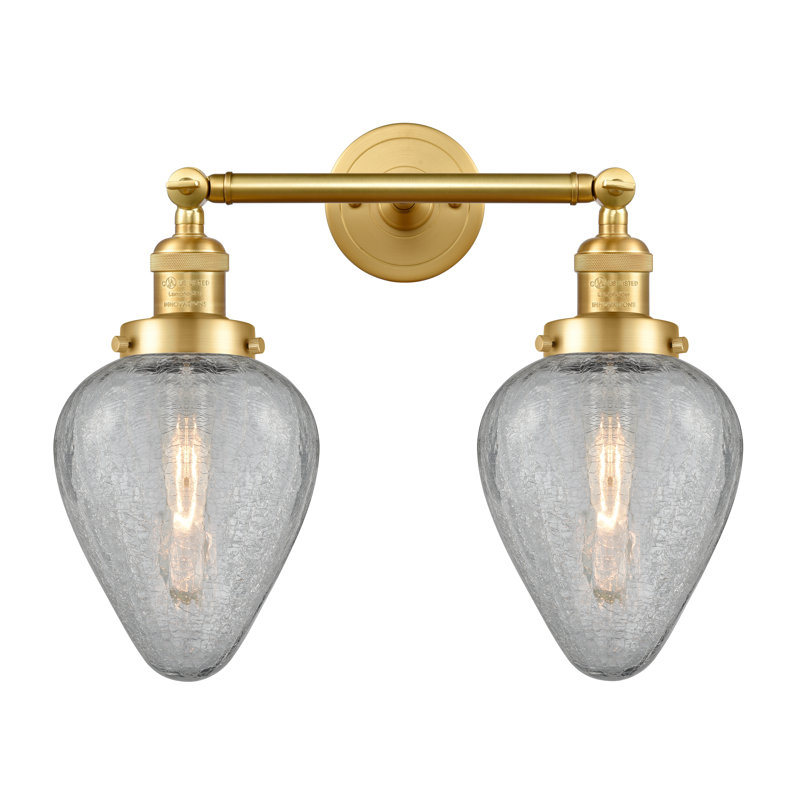 Shauna 2 - Light Dimmable Vanity Light, Satin Gold