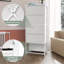 Commode 5 tiroirs Annyka, blanc-1107960215