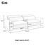 104" Modern 3-Seat Sofa Couch