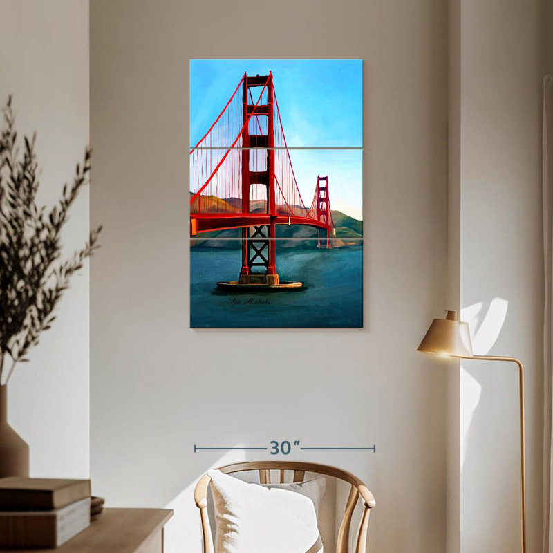 Nicci Golden Gate Bridge, 57'' H x 36'' W