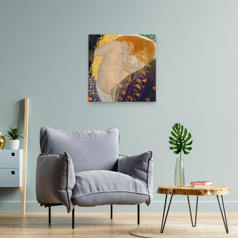 Danae, 1907-08 Abstract Contemporary Landscape Portrait Wall Art Print, 60.96cm H x 60.96cm W
