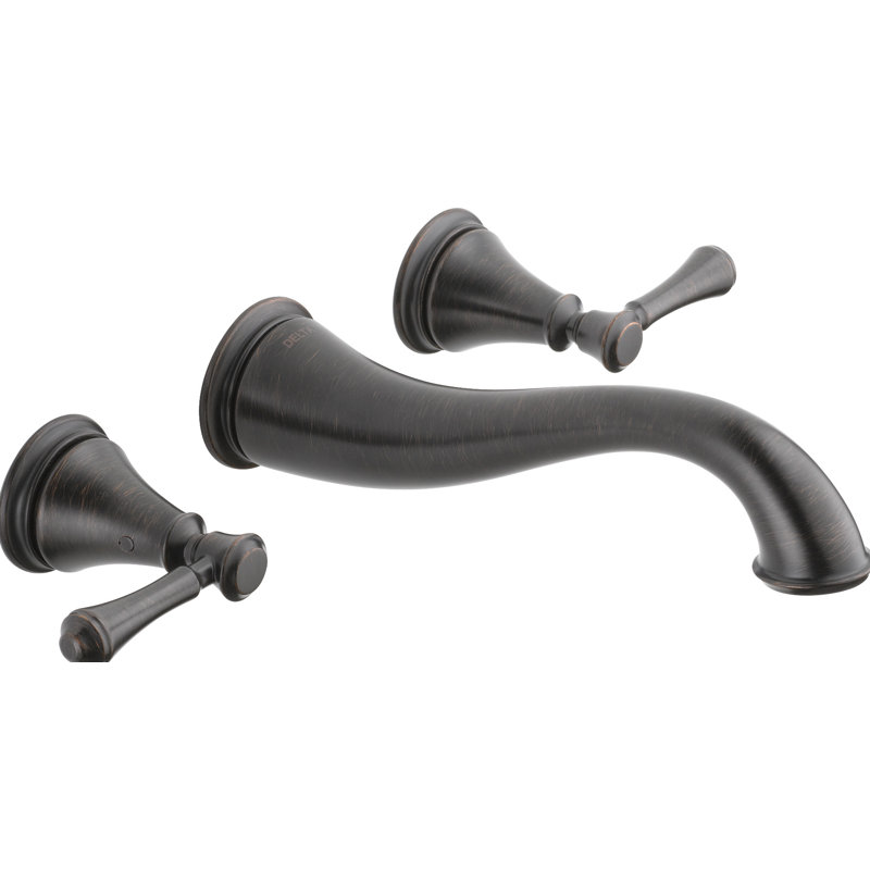 Cassidy Wall Mounted Bathroom Faucet, Venetian Bronze