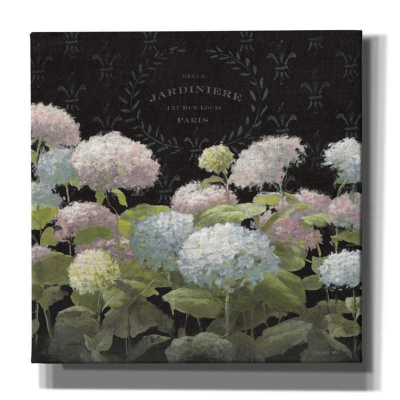 «La Belle Jardiniere C» par Danhui Nai, art mural sur toile, H 18 po x l 18 po