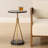 Tenafly Black Marble Accent Table