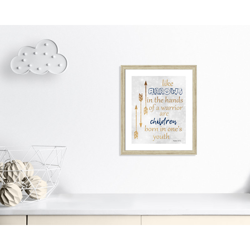 Impression sur papier pour enfants, H 24,5 po x l 20,5 po x P 0,6 po, Cadre plat beige