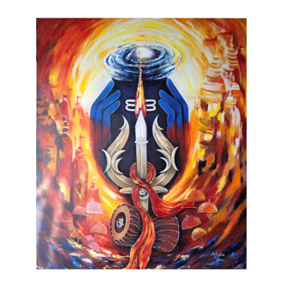 Power Of Shiva | Acrylic On Canvas | By Alka Sengar