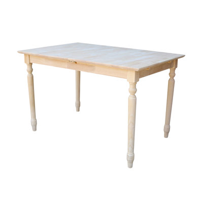 Ginna Extendable Solid Wood Dining Table