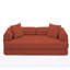 Canapé-lit pliant convertible 78,5 po, assemblage modulaire en velours côtelé 3 places sans assemblage, lit peu encombrant 5 po en 1, velours côtelé, rembourrage haute densité
