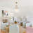 Modern Luxury 6 - Light Cluster Glass Bubble Chandelier Dimmable