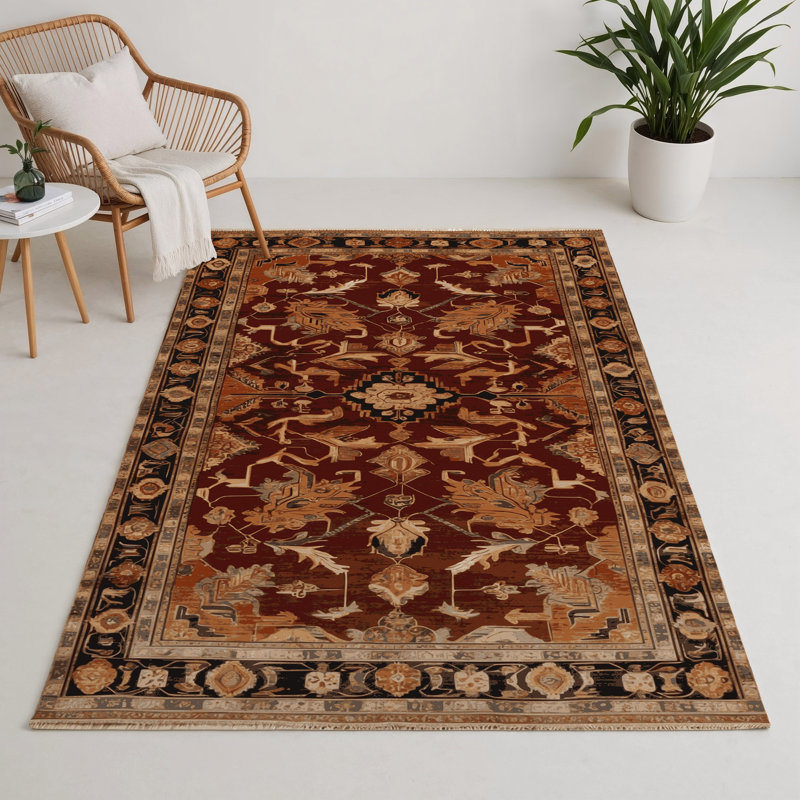 Tapis turc intérieur et extérieur brun, Rectangle 9 pi x 12 pi