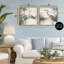 Ensemble de cadres flottants Heron Feathers Over Water 2pc, design par Mona Grace-653878205-653878194
