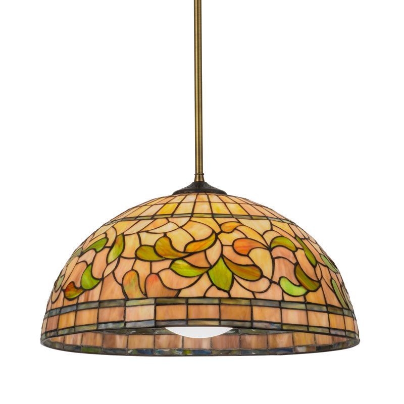 1 - Light Brown Unique/Statement Pendant