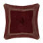 LAURENZA 18" SQUARE EMBELLISHED DECORATIVE THROW PILLOW
