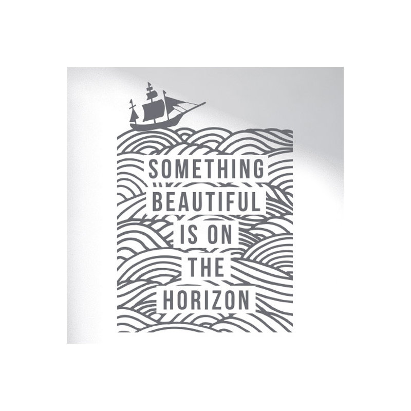 Non-Wall Damaging Wall Decal, Grey