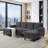 Cordory Upholstered Modular Sectional with 2 Ottomans-1062162972