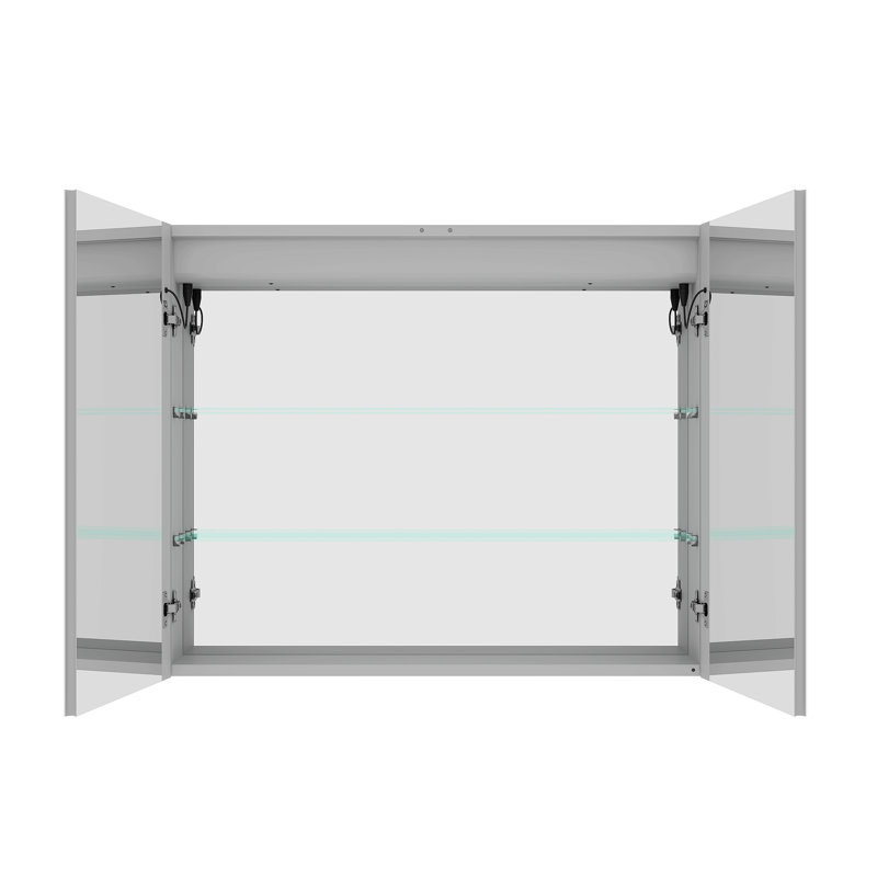Rangement pour salle de bain Albulena, H 30 po x l 36 po x P 5 po