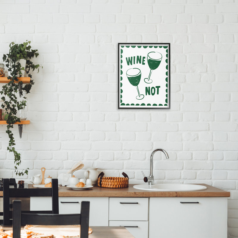 Giclée verte non encadrée, design par Heather Dutton, H 14 po x l 11 po, Giclée encadrée noir minuit