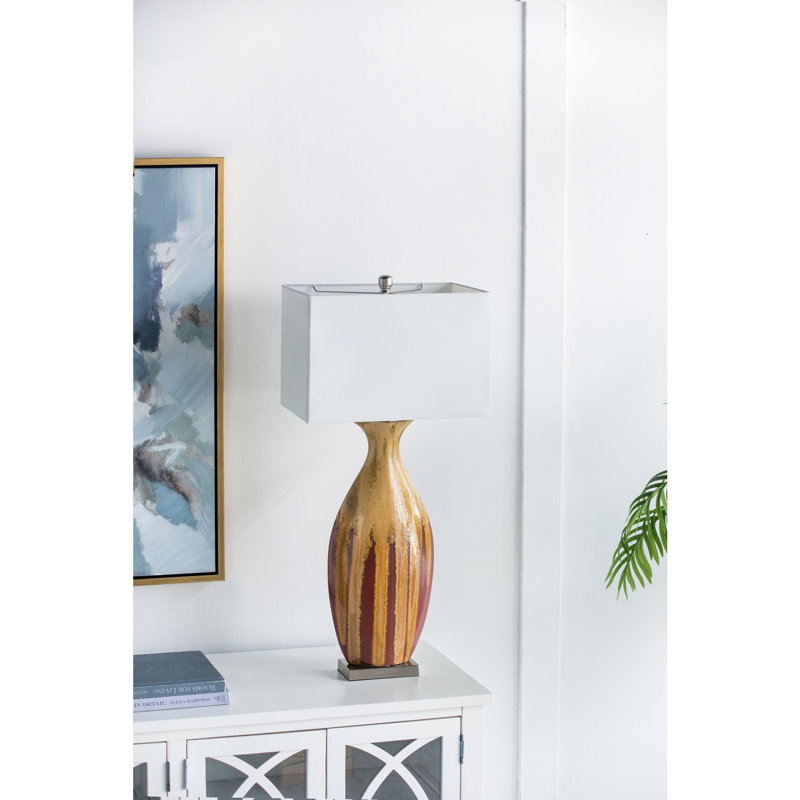 Lampe de table en céramique 16 x 10,5 x 36 po