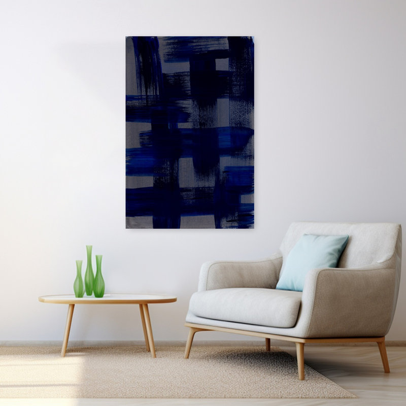 Art contemporain, art contemporain abstrait, H 48 po x l 32 po