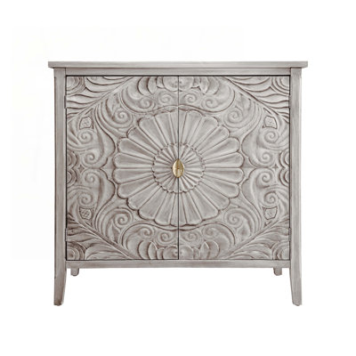Wood Console Table with Cabinet,Wood