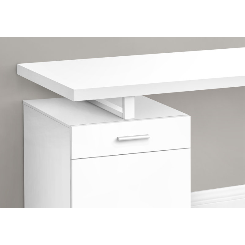 Bureau d'ordinateur, Blanc