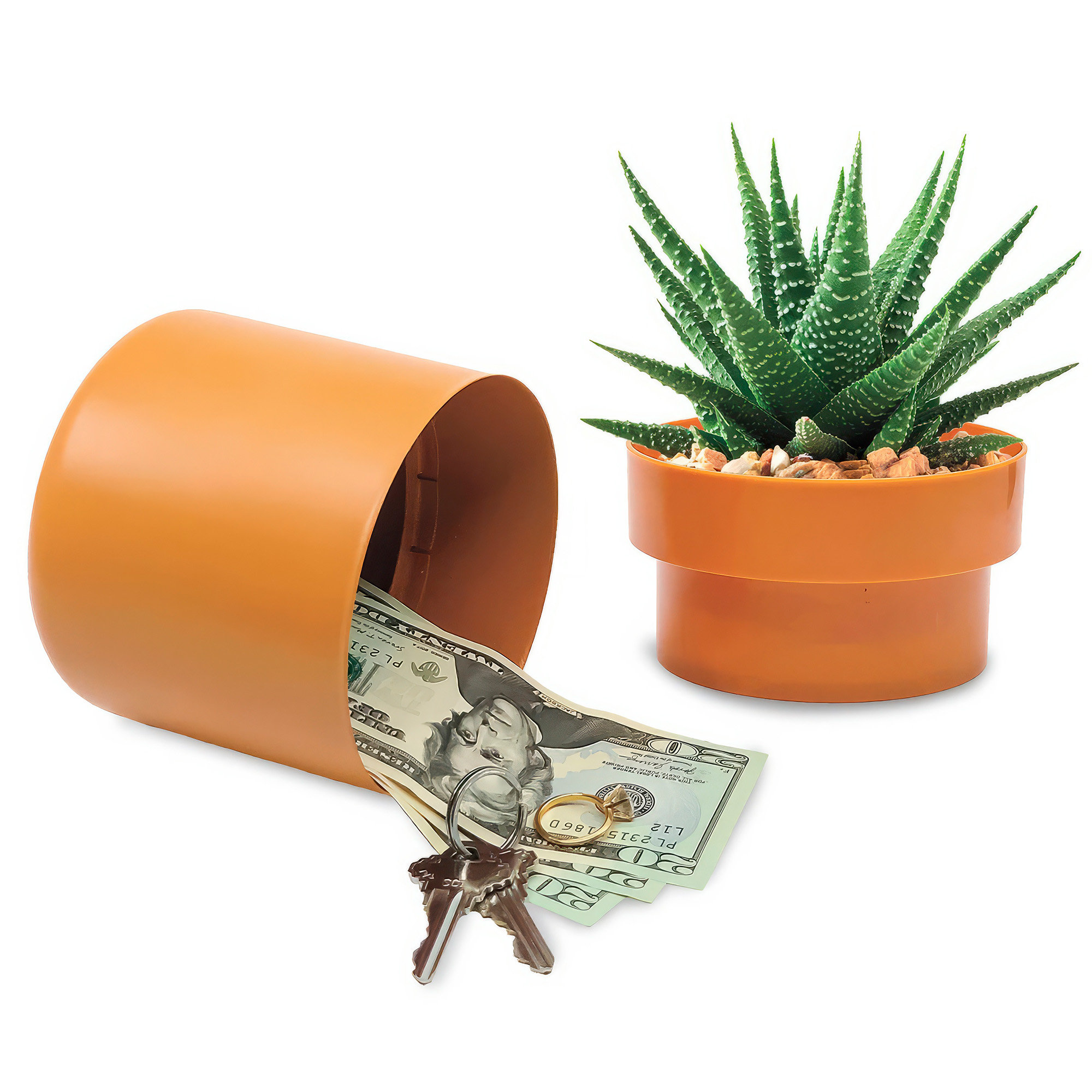 WYZworks Flower Pot Diversion Safe With Secret Hidden Lock Box Storage WYZworks Flower Pot Diversion Safe With Secret Hidden Lock Box Storage
