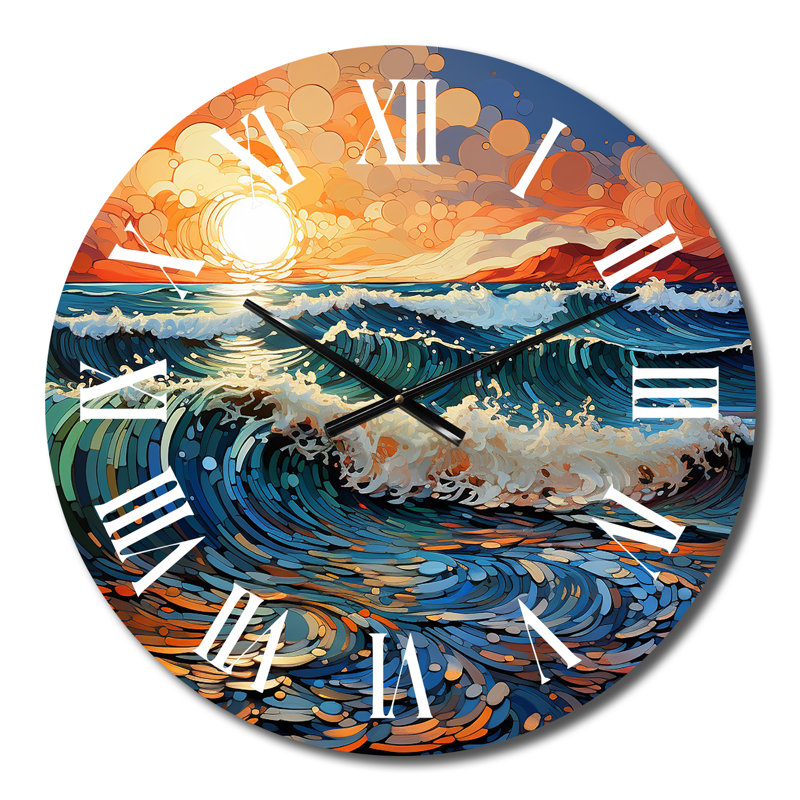 Horloge murale plage, Petit