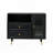 Modern Makeup Vanity Desk with Mirror and Lights, Retractable Dressing Table with Drawers and Cabinet-1093107469