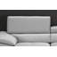 Causeuse en cuir Seemab en gris