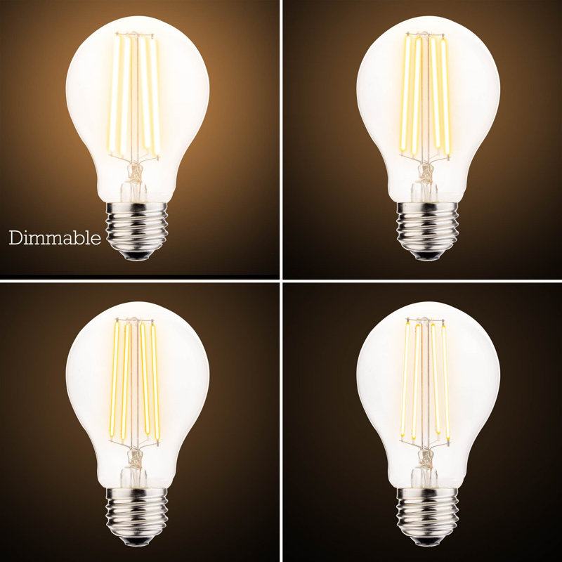 6 W (équivalent à 60 watts), ampoule DEL A19 à intensité variable blanc chaud