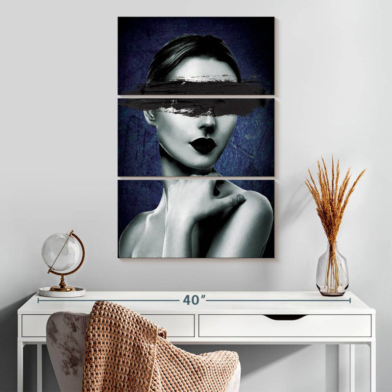 Coup de pinceau Leisha Sleek Girl, H 32 po x l 20 po