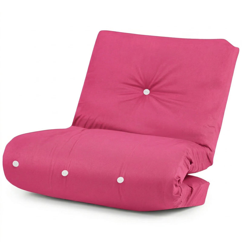 15cm Futon Mattress Futon  Mattress, Pink, Small Single (2'6)