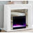 Stadderly Contemporary Mirrored Color Changing Fireplace