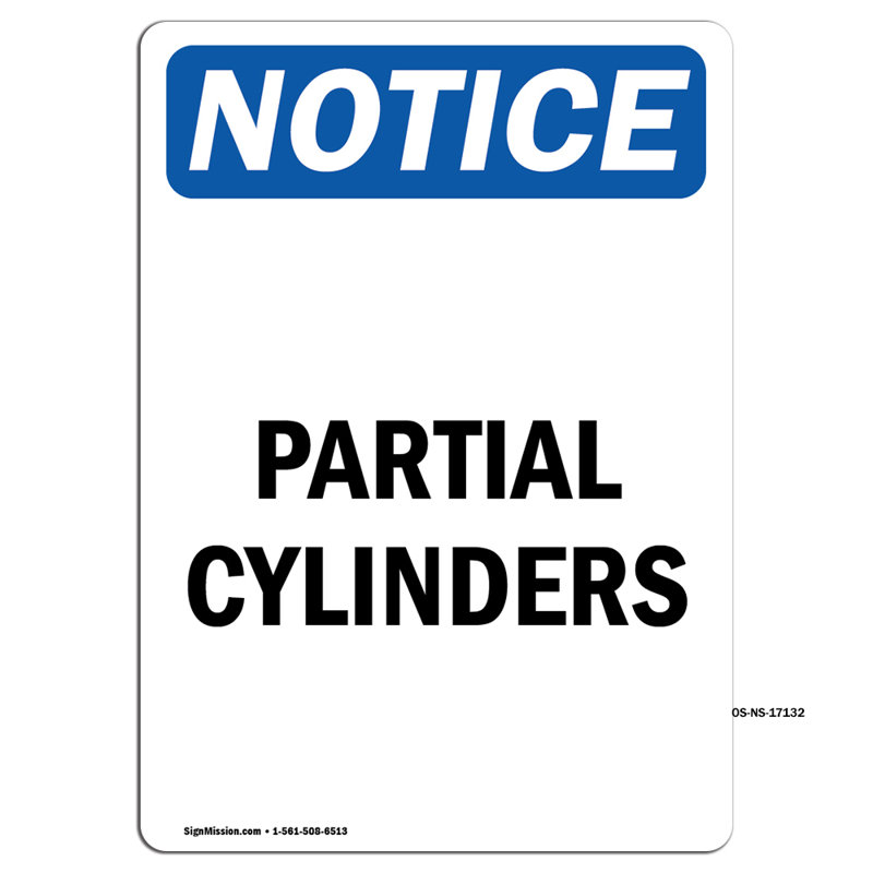 Signe de cylindres partiels