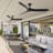 Ceiling Fans Without Lights, Ceiling Fan No Light, High Cfm Quiet 3 Blade Solid Wood Ceiling Fan, Large Modern Ceiling Fan With Remote, Propeller Outdoor Ceiling Fans For Patios-305431371-307388959