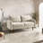 Anacapa 58" Velvet Round Arm Sofa Loveseat-813055284