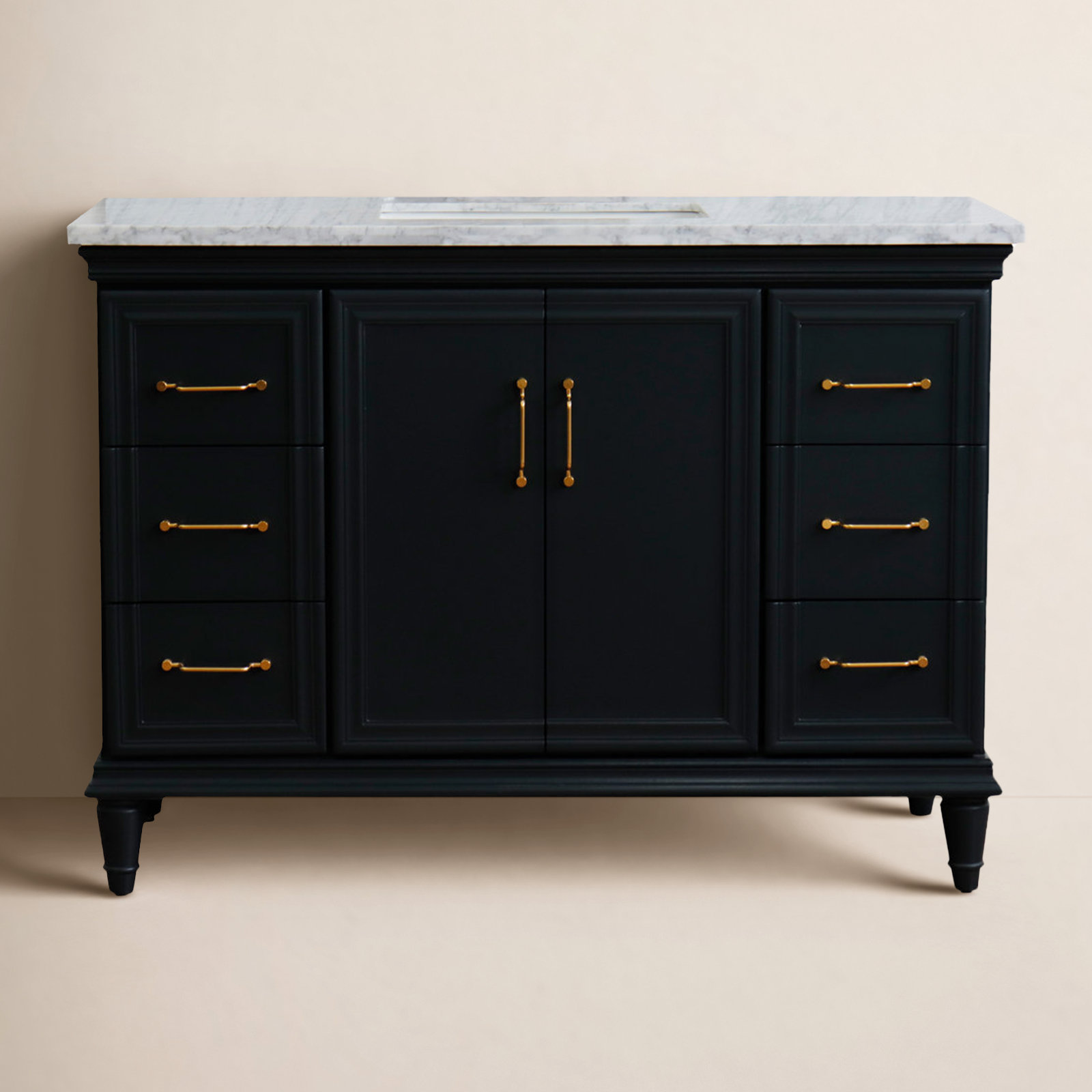 Metaza 49'' Single Bathroom Vanity, Dark Gray