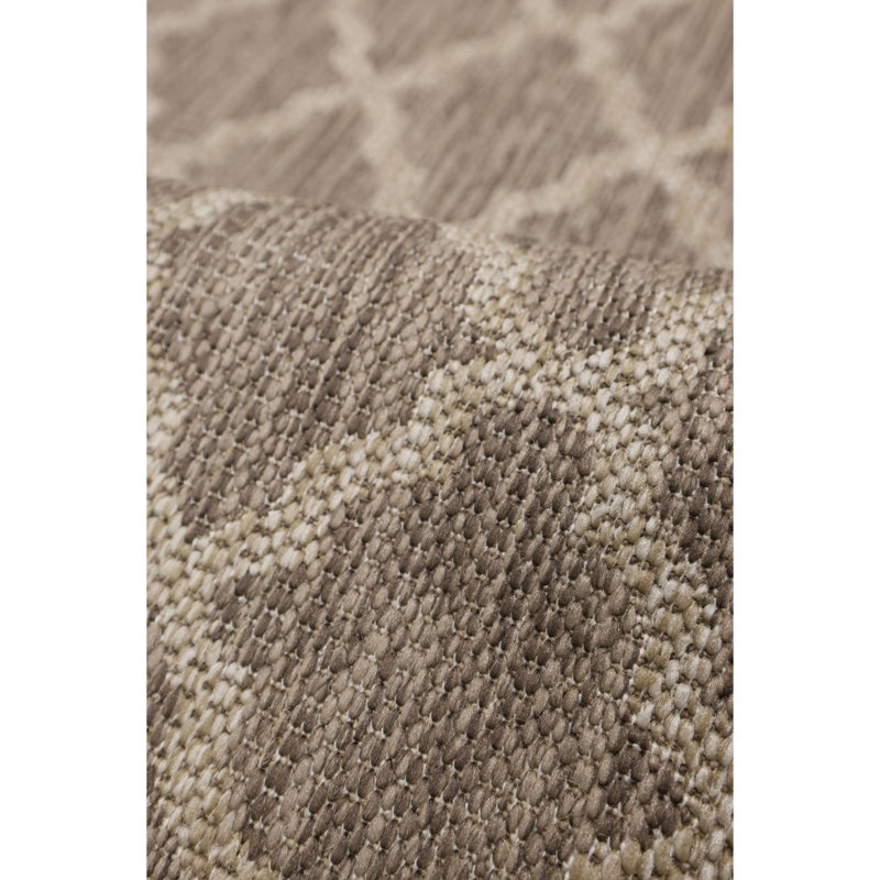 TRELLIS GREL FLATW LATTE 160/225cm, Runner 60 x 230 cm