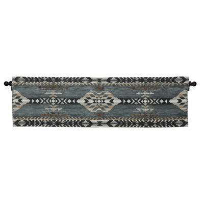 Wooded River Spearhead Dusk Valance - 53x15