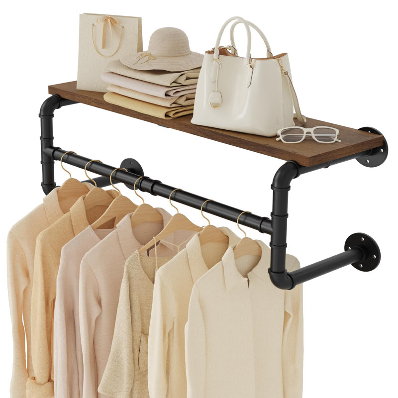 65cm Wall Mounted Clothes Rack